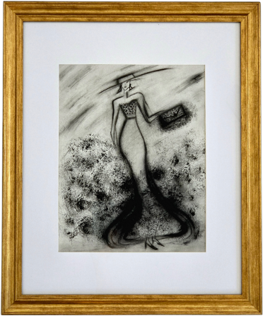 Elegance Noire I by artist Malen Reyes